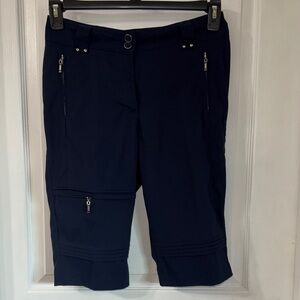 DKNY GOLF Women's Navy Athletic Shorts